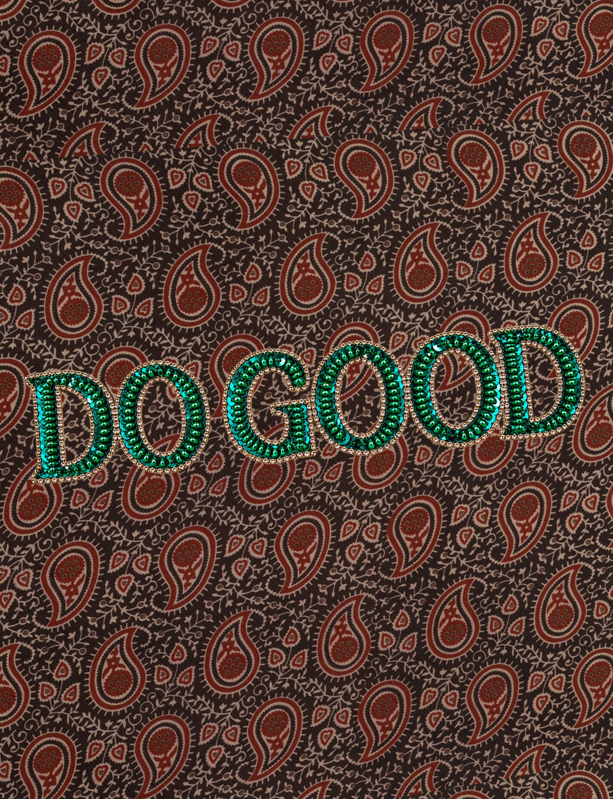Structured DO GOOD work tote bag featuring embroidered appliqué lettering on the front, double padded shoulder handles and an internal zippered pocket.
