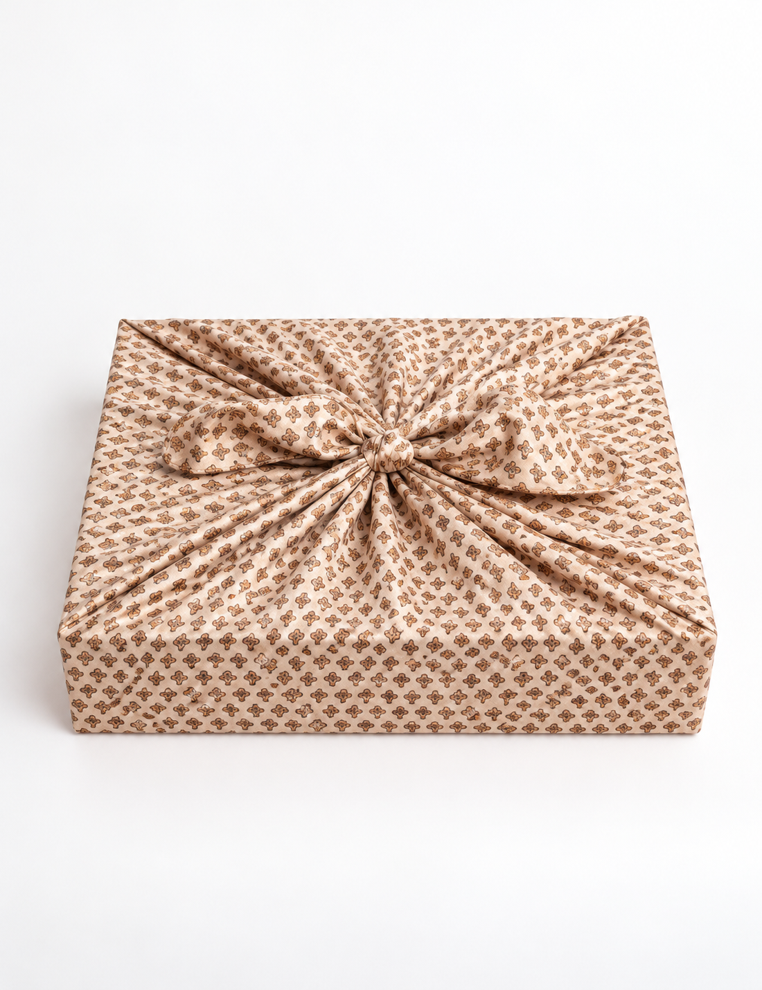 A delicately handcrafted wrap made from recycled sari offcuts, blending sustainable fashion with conscious design. This eco-friendly product showcases the beauty of upcycling and green fashion, making it a perfect accessory for those supporting circular fashion and products made from textile waste.