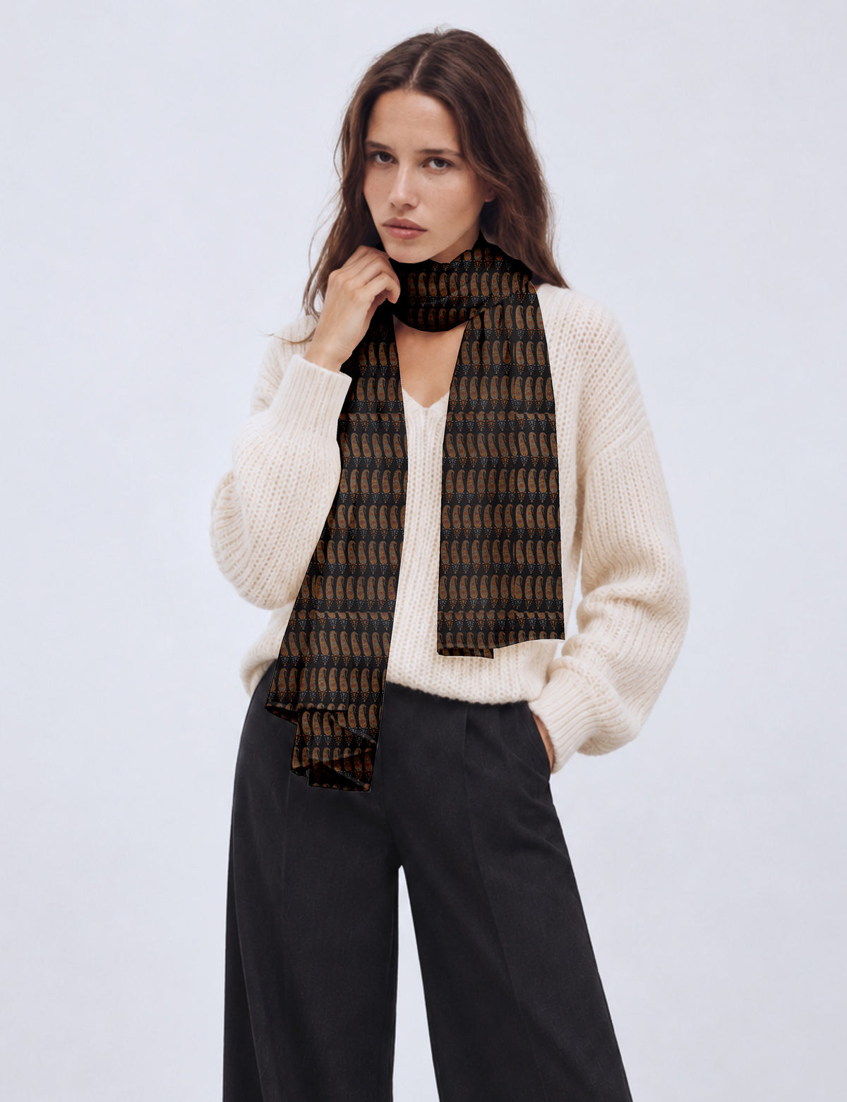 Wrap yourself in style with our printed rectangular stole, designed for neck, shoulders, or waist. Ethically crafted and embracing sustainability, this versatile accessory is a perfect addition to your wardrobe. Experience the beauty of eco-friendly fashion with our conscious clothing collection.