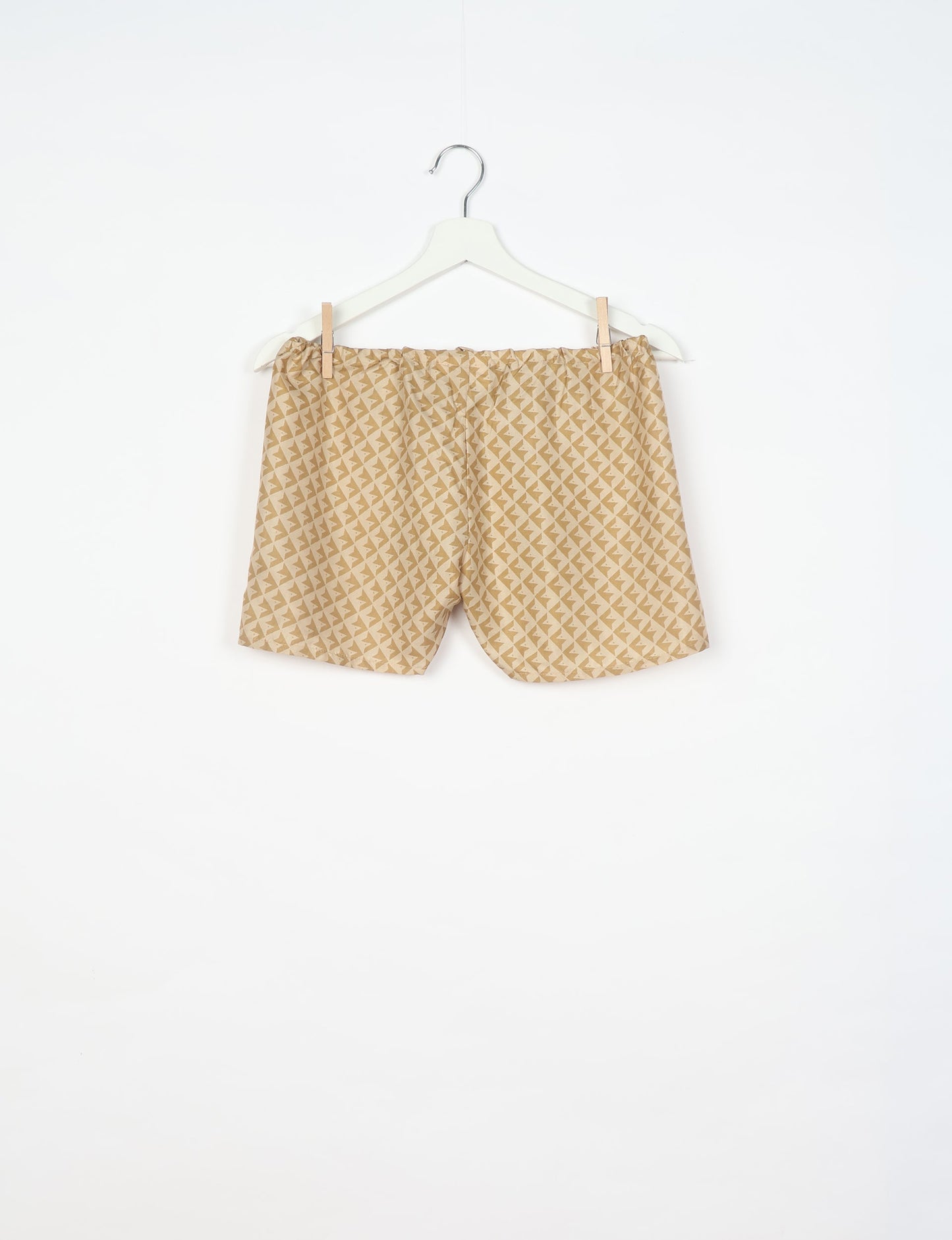 Elevate your wardrobe with our eco-friendly shorts. The all-around elastic waist and drawstring tie provide comfort and style. Crafted with ethical and sustainable practices, these shorts redefine green fashion, making them a perfect addition to your conscious clothing collection.