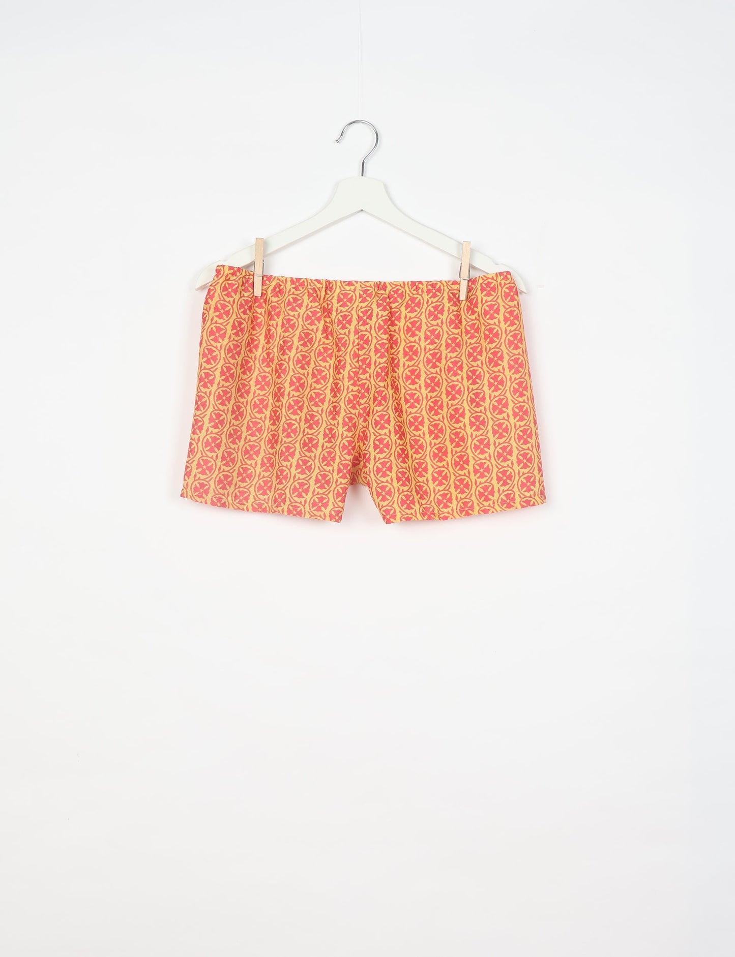 Elevate your wardrobe with our eco-friendly shorts. The all-around elastic waist and drawstring tie provide comfort and style. Crafted with ethical and sustainable practices, these shorts redefine green fashion, making them a perfect addition to your conscious clothing collection.