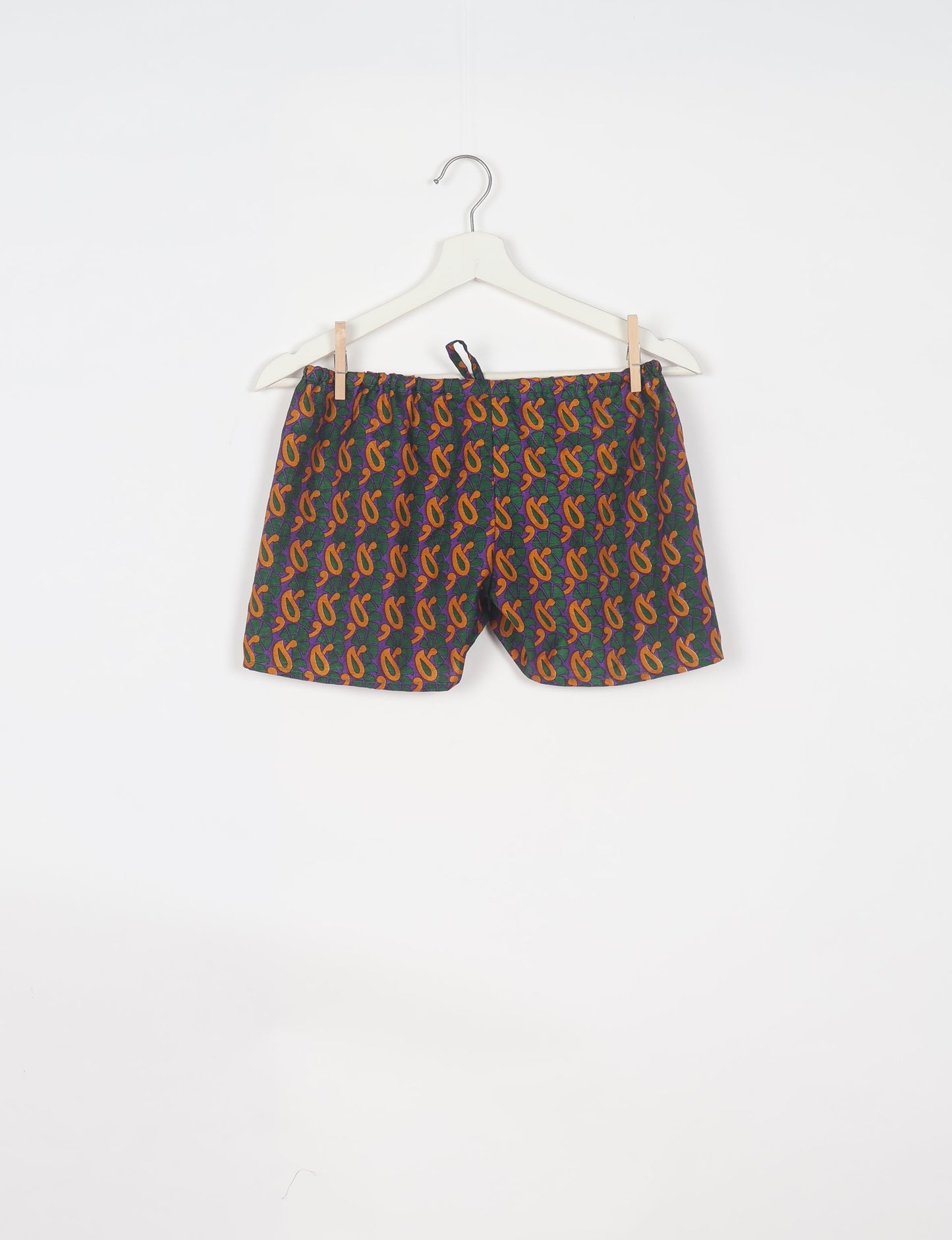 Elevate your wardrobe with our eco-friendly shorts. The all-around elastic waist and drawstring tie provide comfort and style. Crafted with ethical and sustainable practices, these shorts redefine green fashion, making them a perfect addition to your conscious clothing collection.