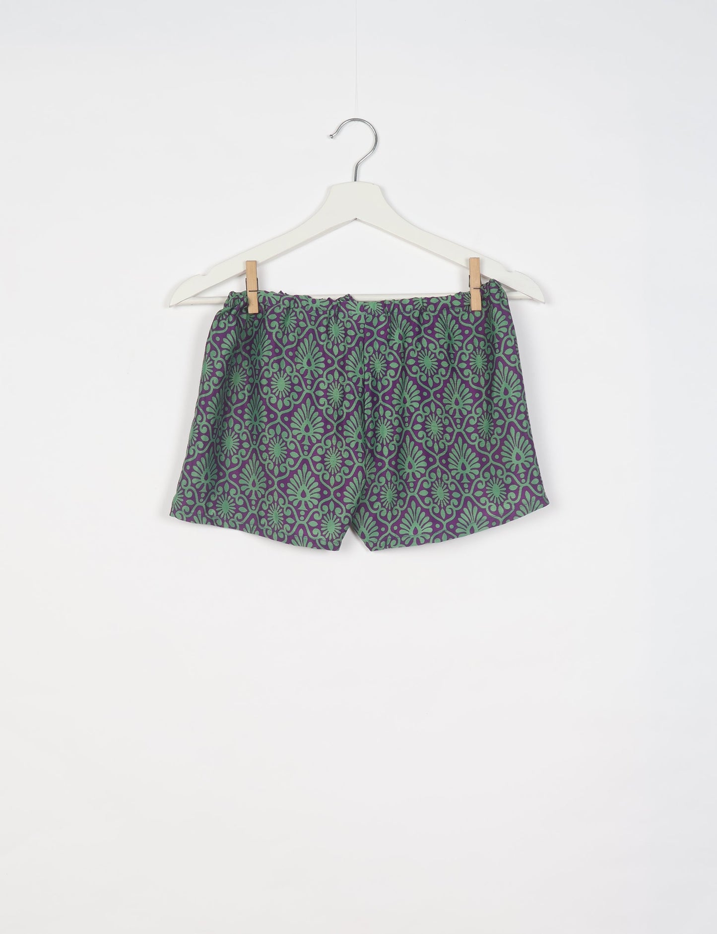 Elevate your wardrobe with our eco-friendly shorts. The all-around elastic waist and drawstring tie provide comfort and style. Crafted with ethical and sustainable practices, these shorts redefine green fashion, making them a perfect addition to your conscious clothing collection.