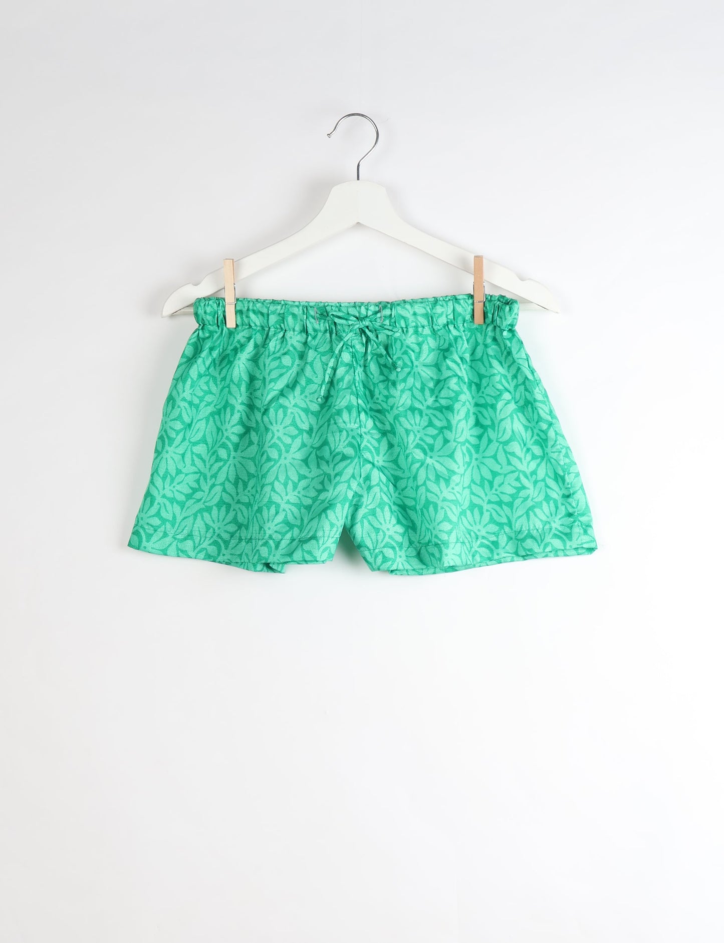 Sleep in eco-friendly luxury with our PJ Set Short. Made for the conscious consumer, these pajamas contribute to zero waste and sustainable practices. The cami top, adorned with delicate eyelash lace and cut on the bias, pairs seamlessly with the comfy shorts featuring an elasticated waist and drawstring tie.
