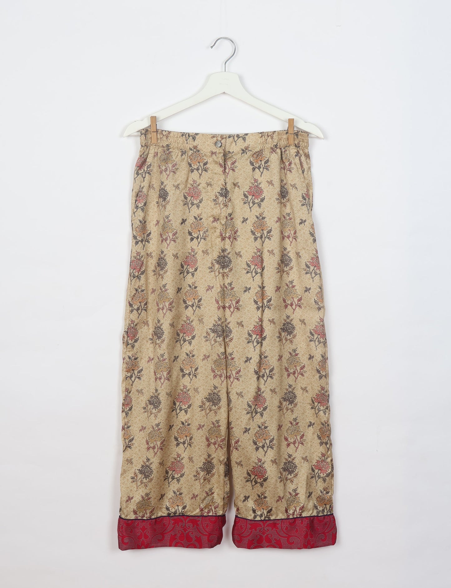 Pj Set Long With Long Sleeves - Beige Floral