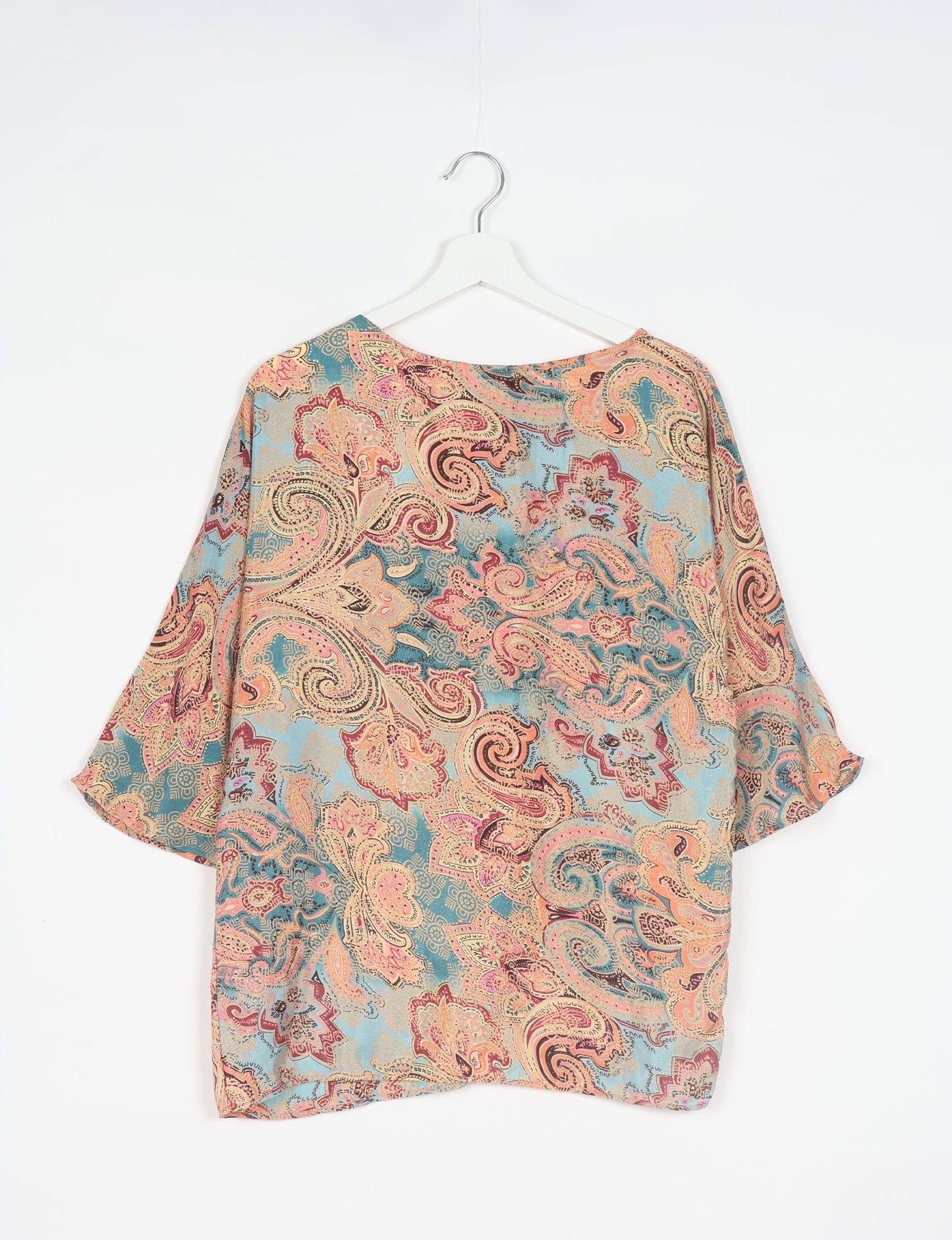 Upcycled women’s Belt Top made from pre-loved saris, showcasing eco friendly cloth, carbon neutral clothing, circular fashion design, environmentally friendly clothing, and second hand clothing elegance.