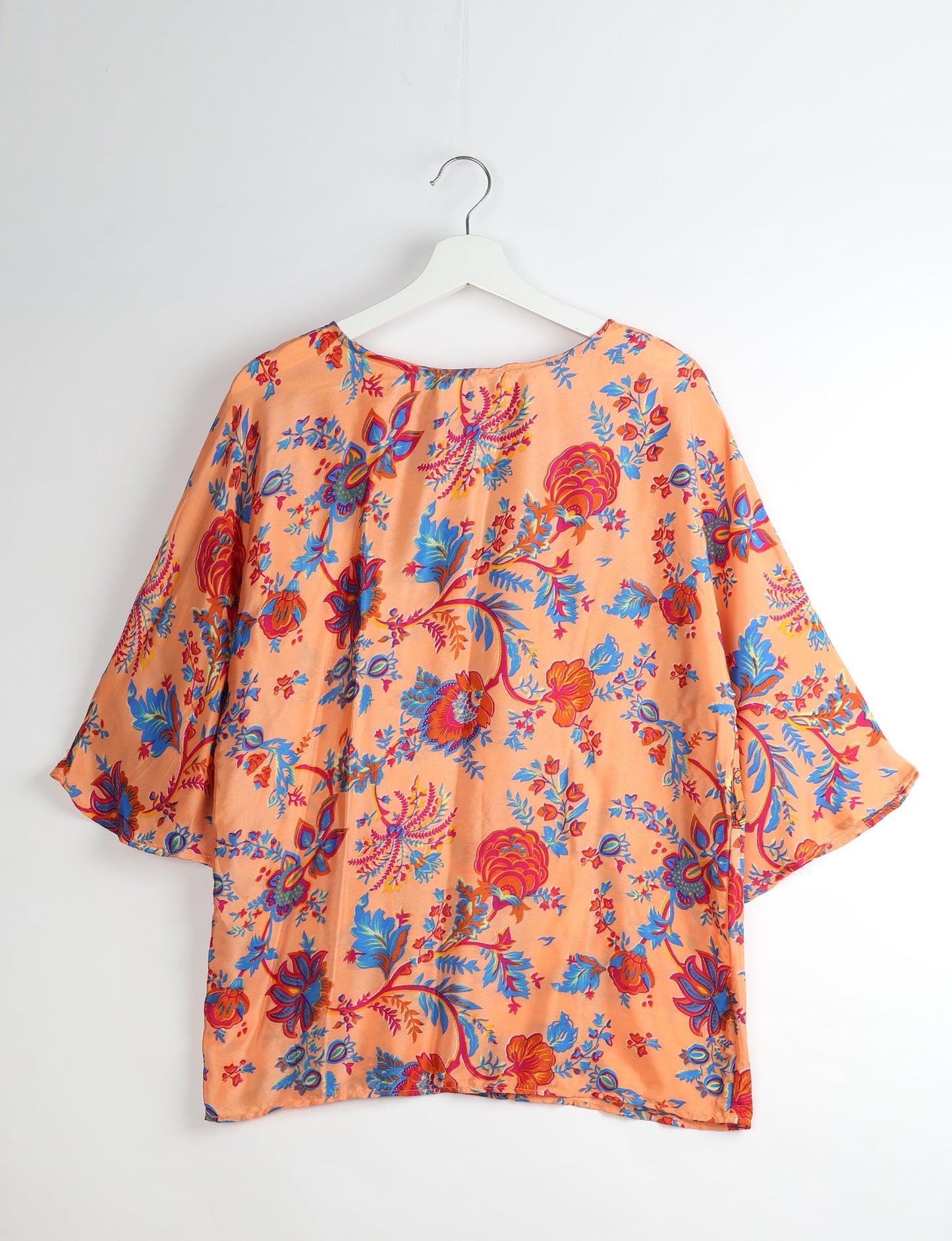 Upcycled women’s Belt Top made from pre-loved saris, showcasing eco friendly cloth, carbon neutral clothing, circular fashion design, environmentally friendly clothing, and second hand clothing elegance.