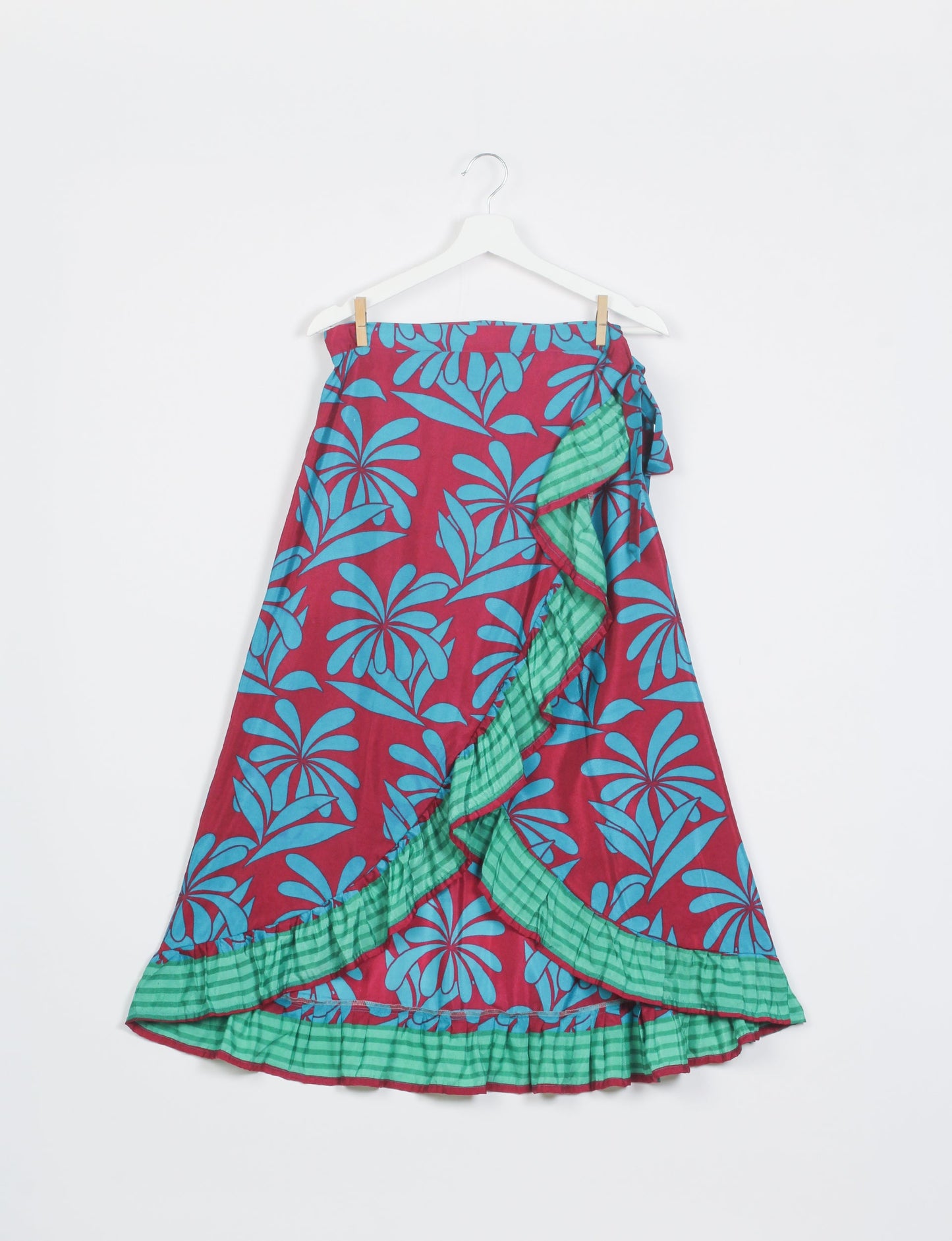 Frill Skirt Set - Red Floral