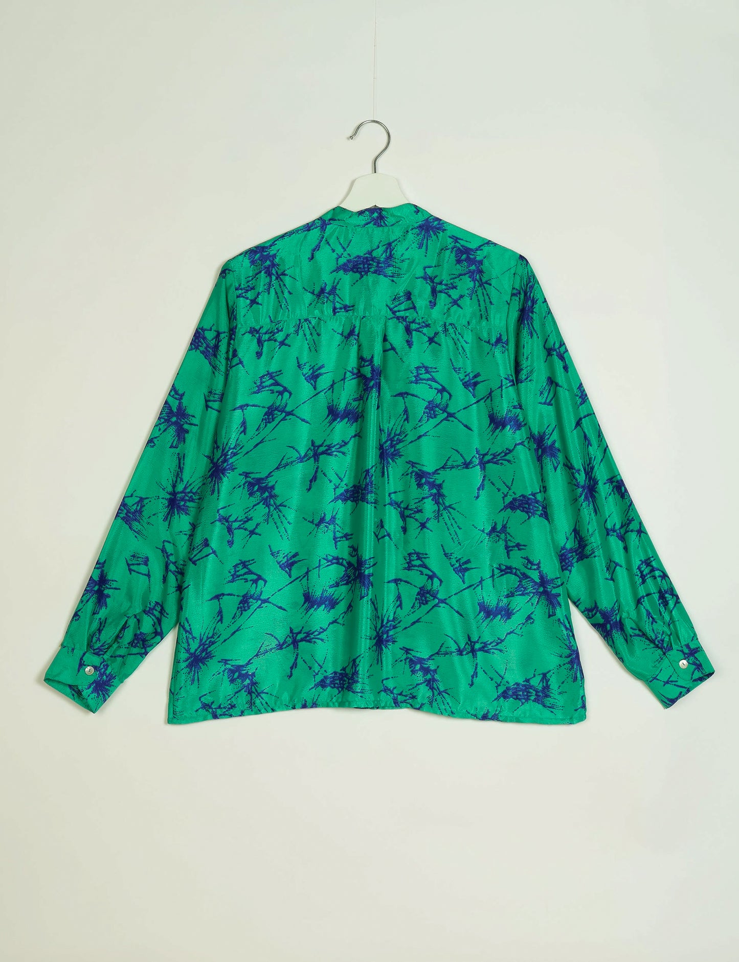 Day Blouse - Green Abstract
