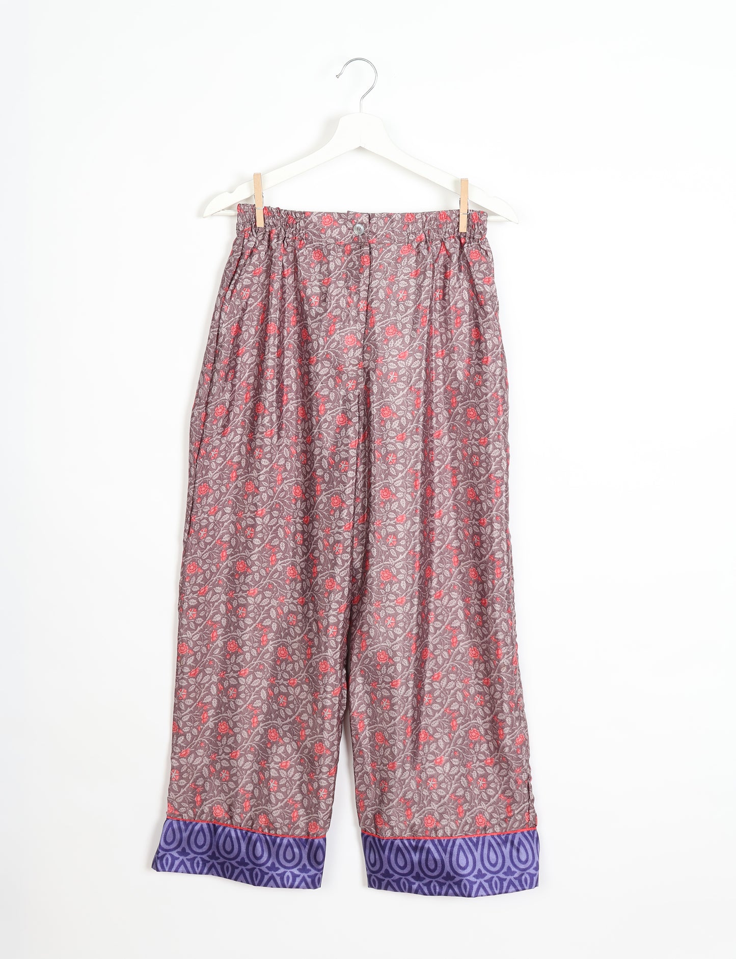 Pj Set Long With Long Sleeves - Brown Tropical