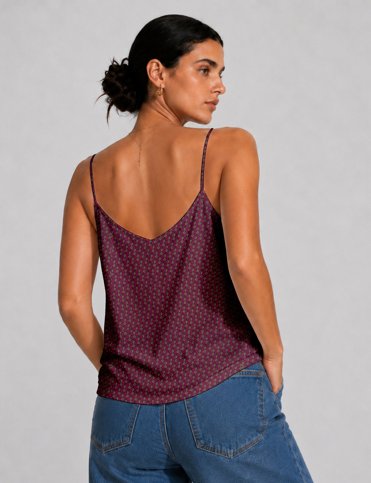 Slip top - Red Floral
