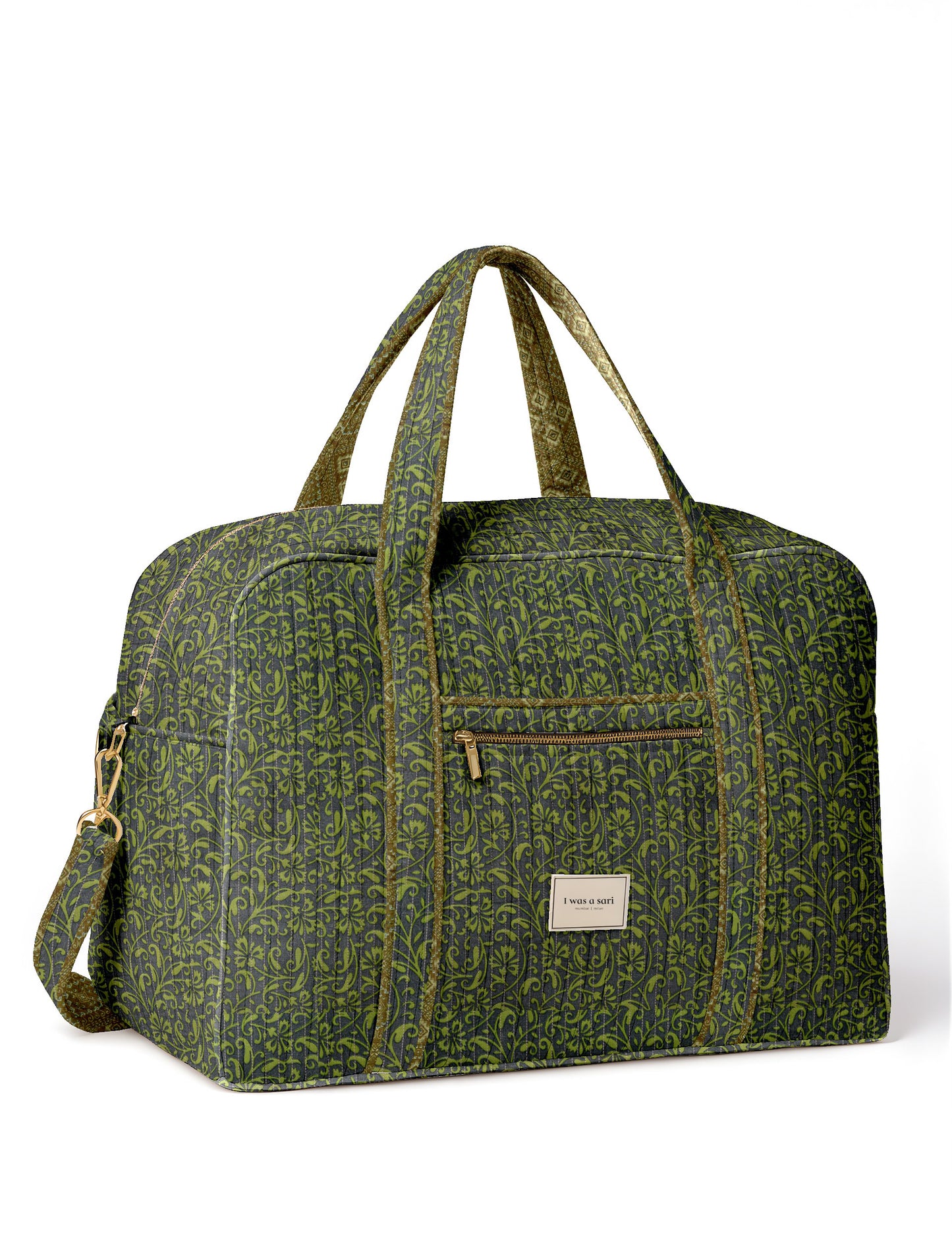 Twin travel bag set (Duffle and Barrel) - Assorted Tropical