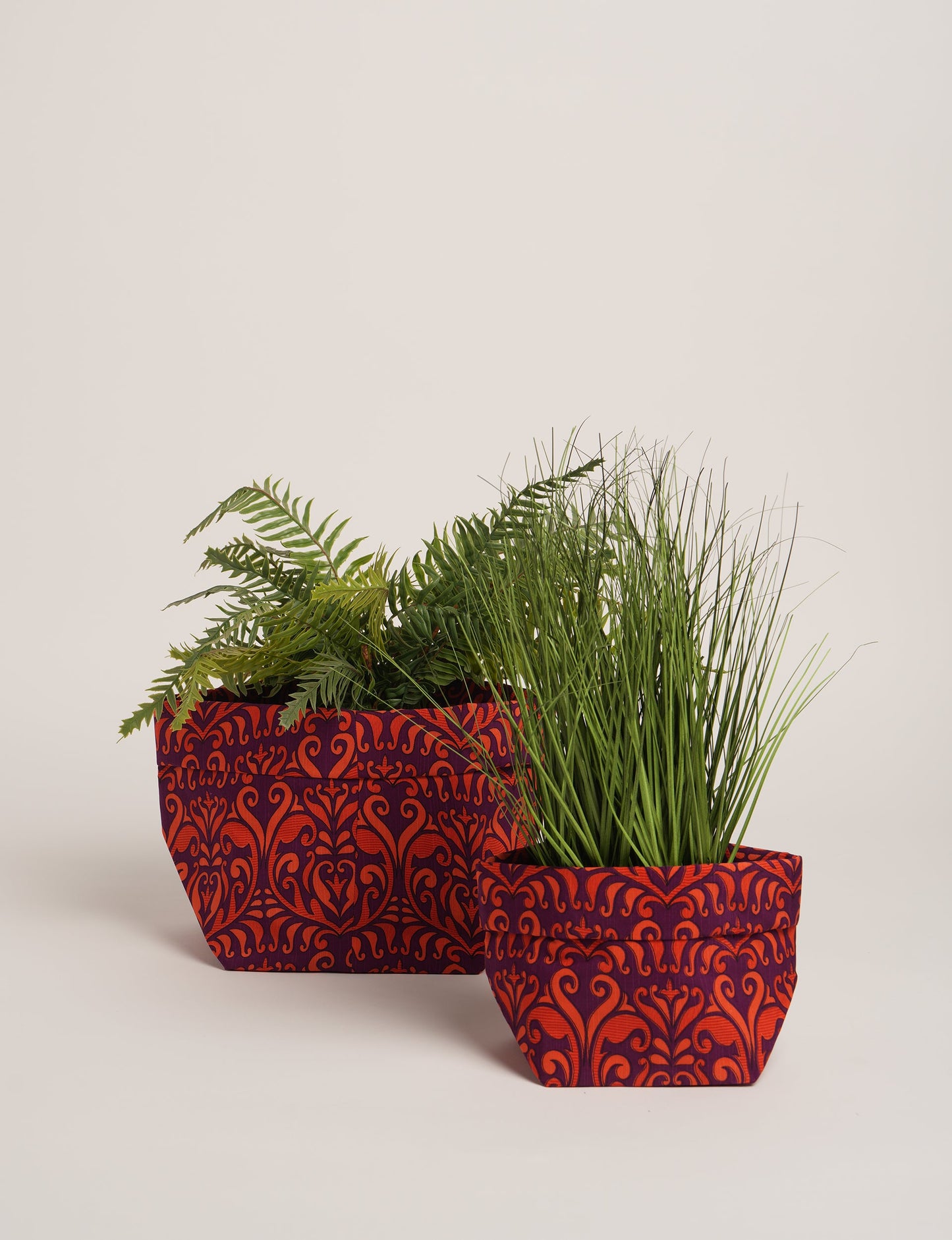 Upgrade your plant aesthetics sustainably with our PLANT POT COVER SET – two handmade covers crafted from preloved saris. Ethical and green, these covers bring eco-friendly charm to your plants and your space.