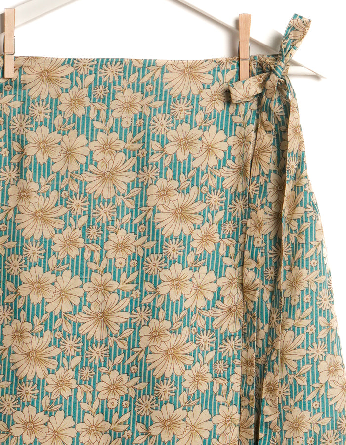 Long Wraparound Skirt