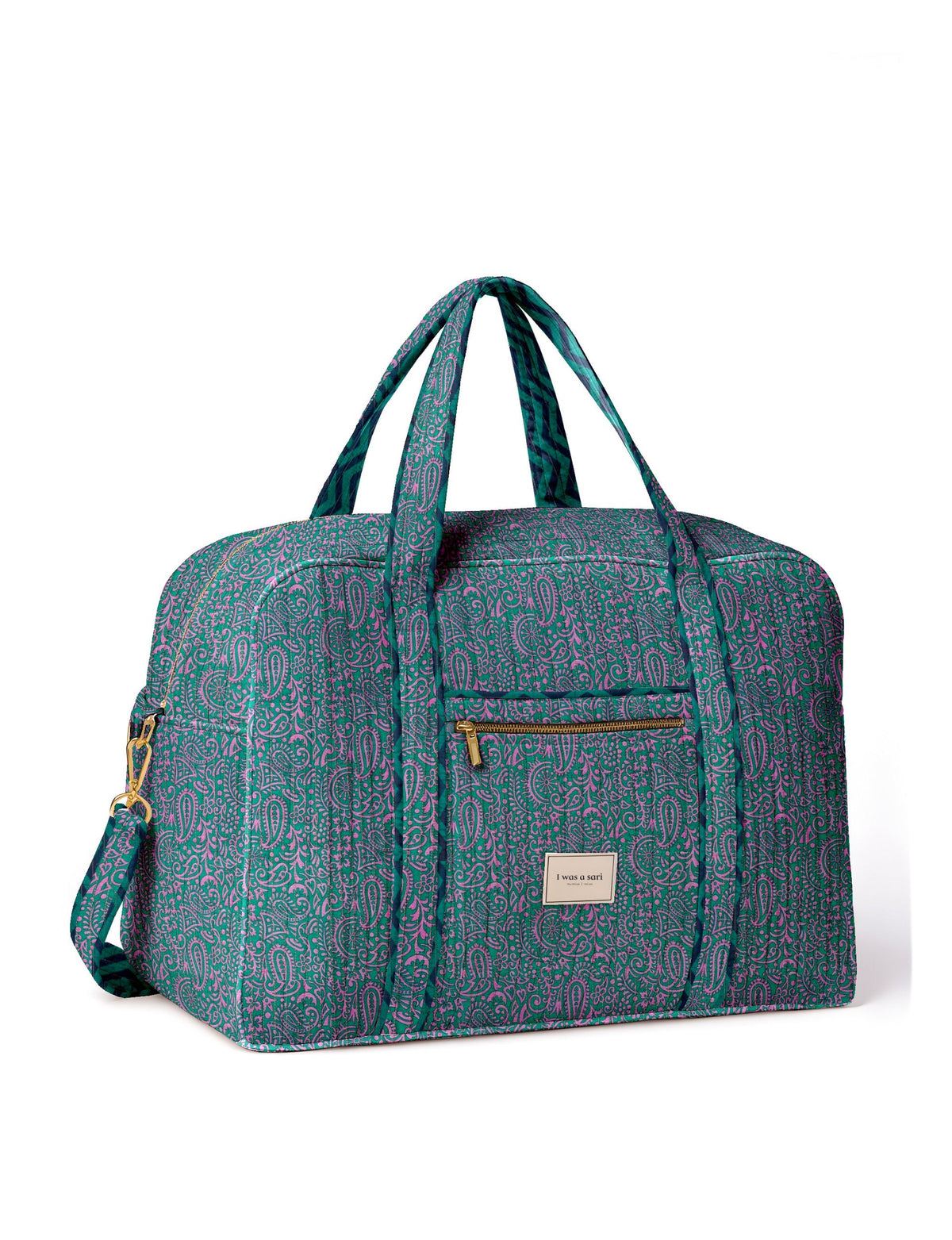 Quilted duffle bag