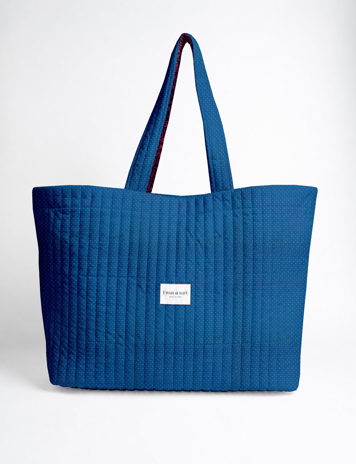 Quilted beach bag