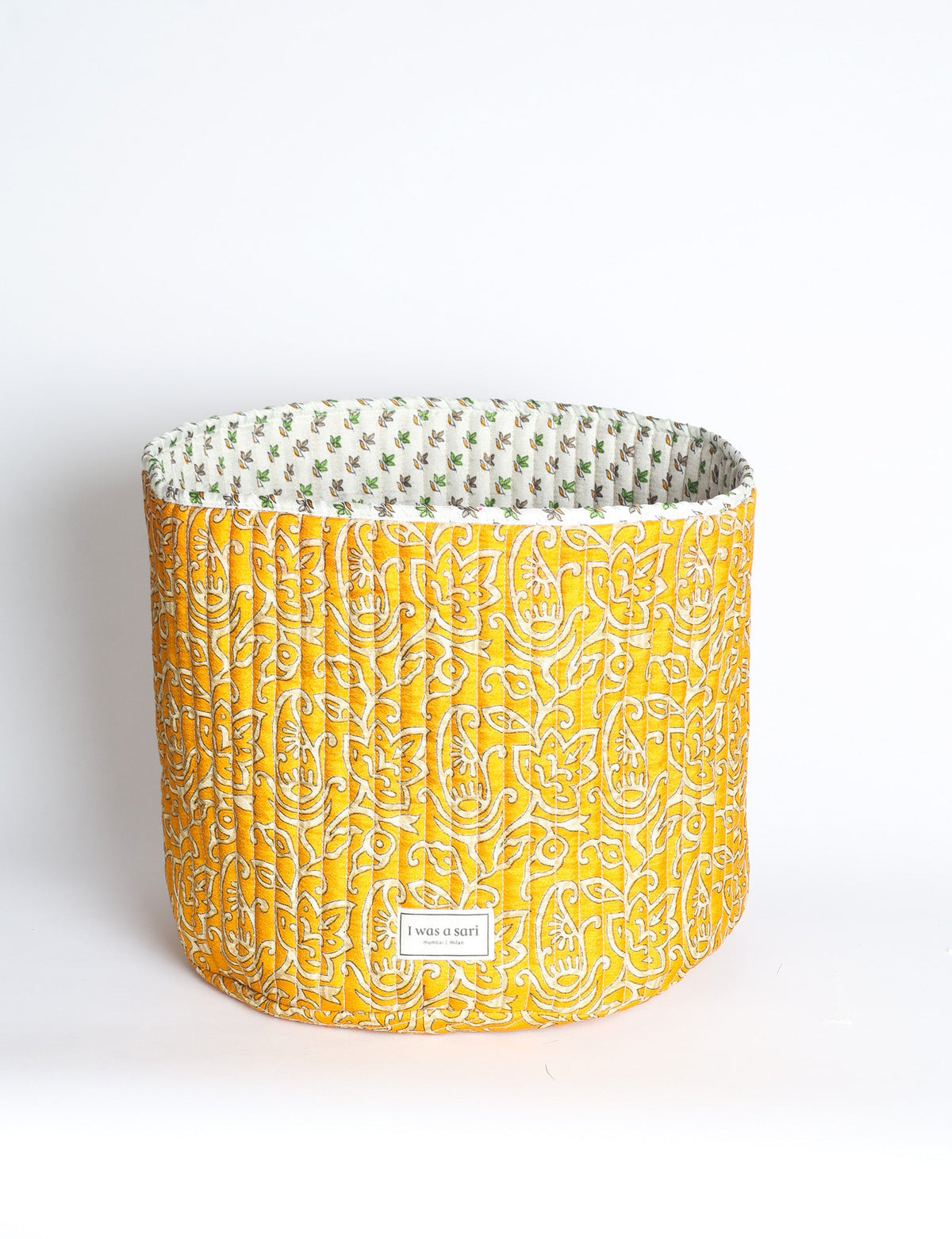 Quilted storage basket