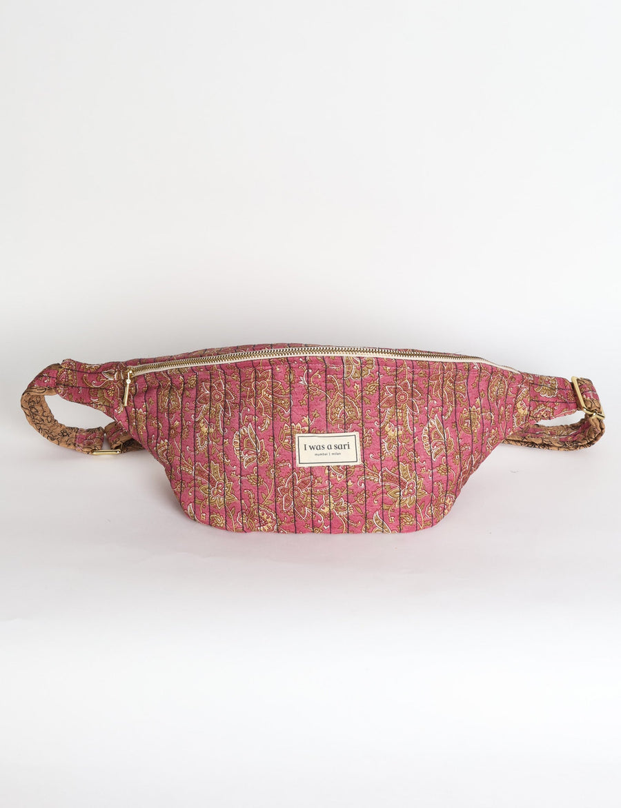 Quilted large shoulder bag