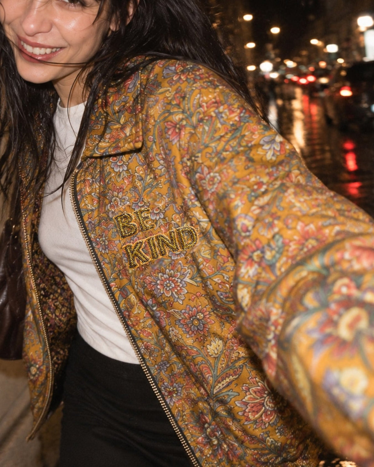 Be kind bomber jacket