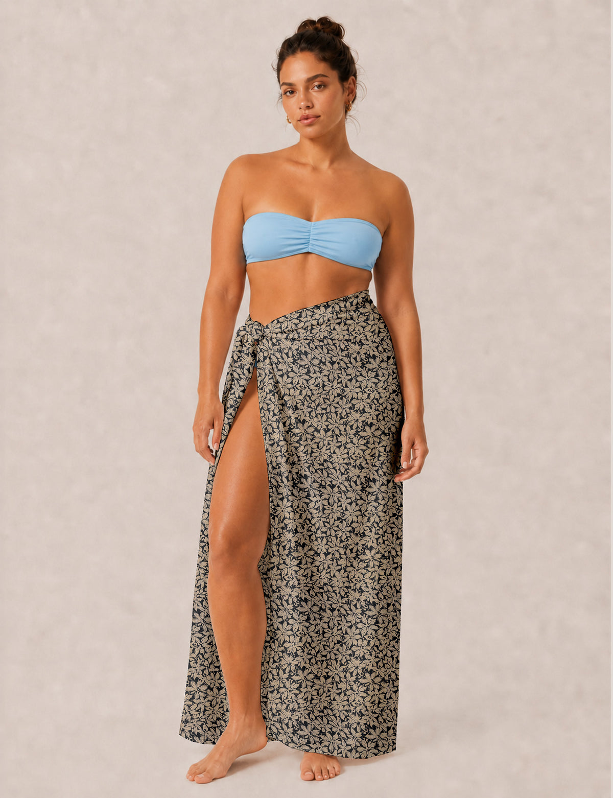 Pareo - Black Floral