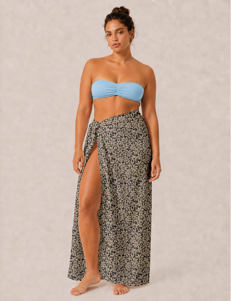 Pareo - Black Floral