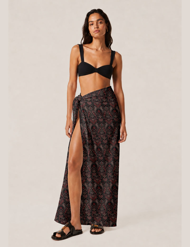 Pareo - Black Paisley