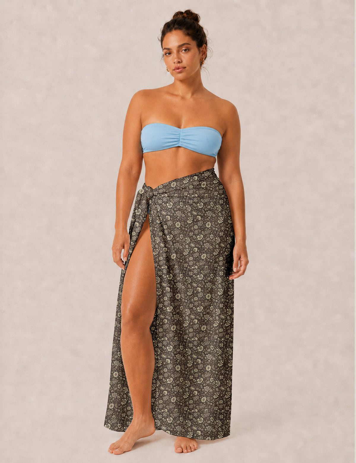 Pareo - Brown Floral