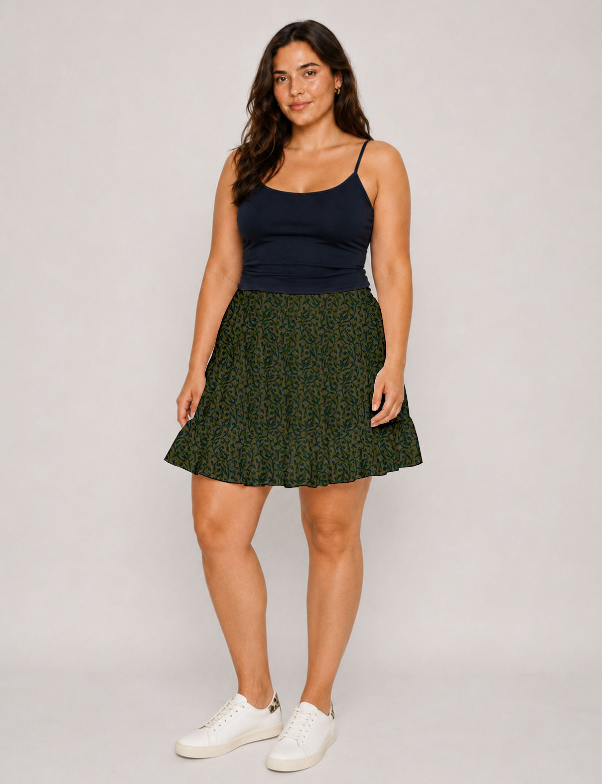 Short tiered skirt -