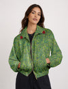 Red Heart Bomberjacke - Grünes Paisley