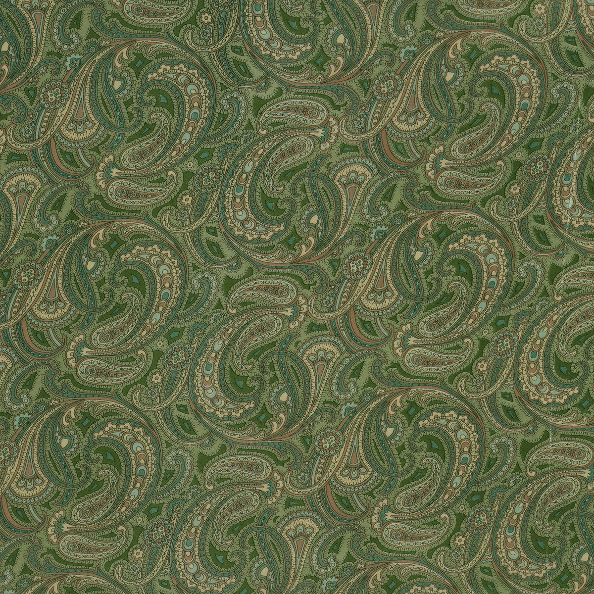 Green Paisley