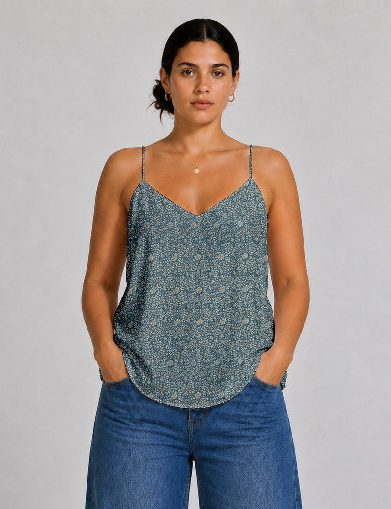 Slip top - Grey Tropical