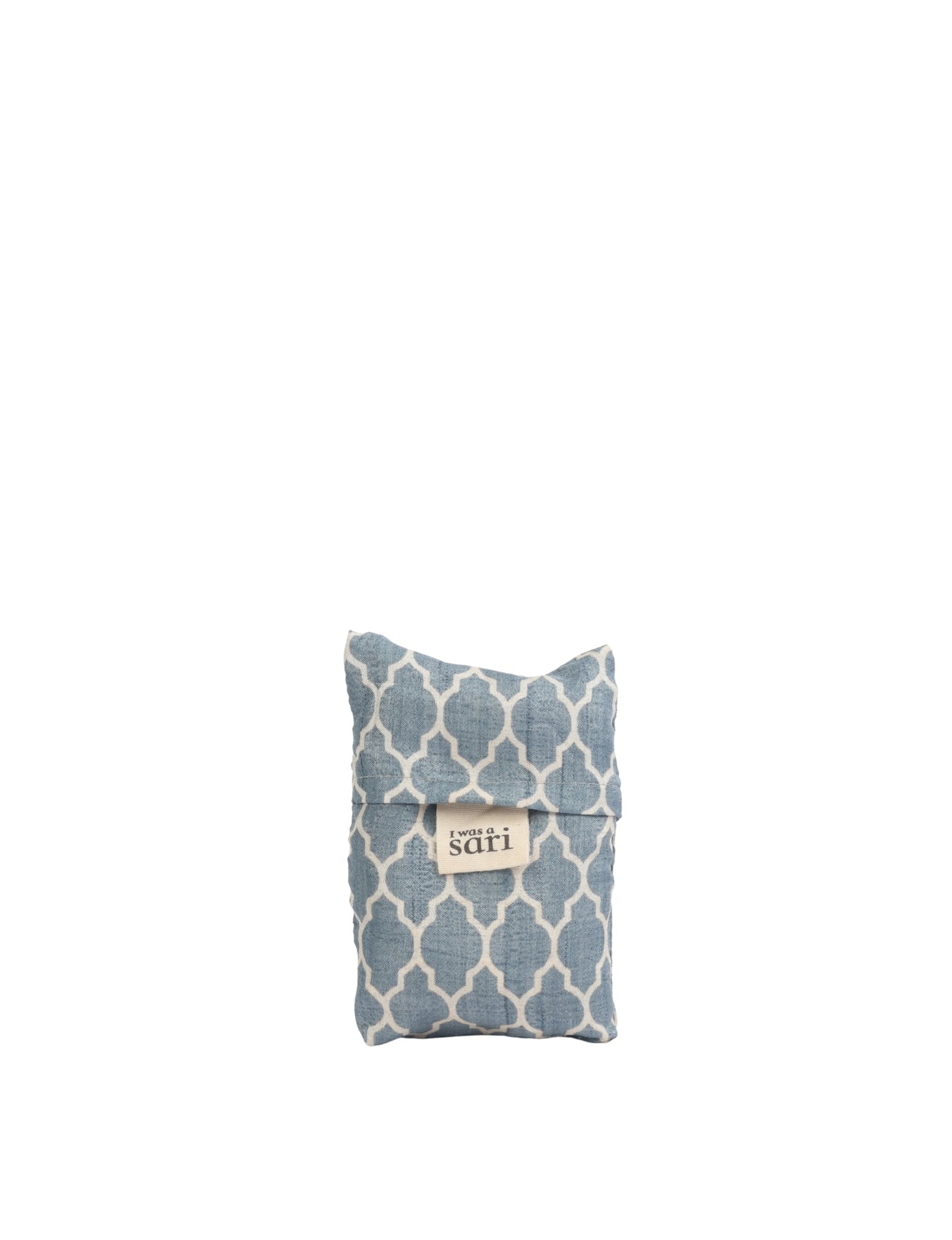 Stay eco-conscious with our Reusable Bag, handmade by Indian artisans from pre-loved saris. Silky and lightweight, this foldaway bag is perfect for your on-the-go lifestyle. Each piece is a unique statement of ethical fashion, embracing sustainability and style.