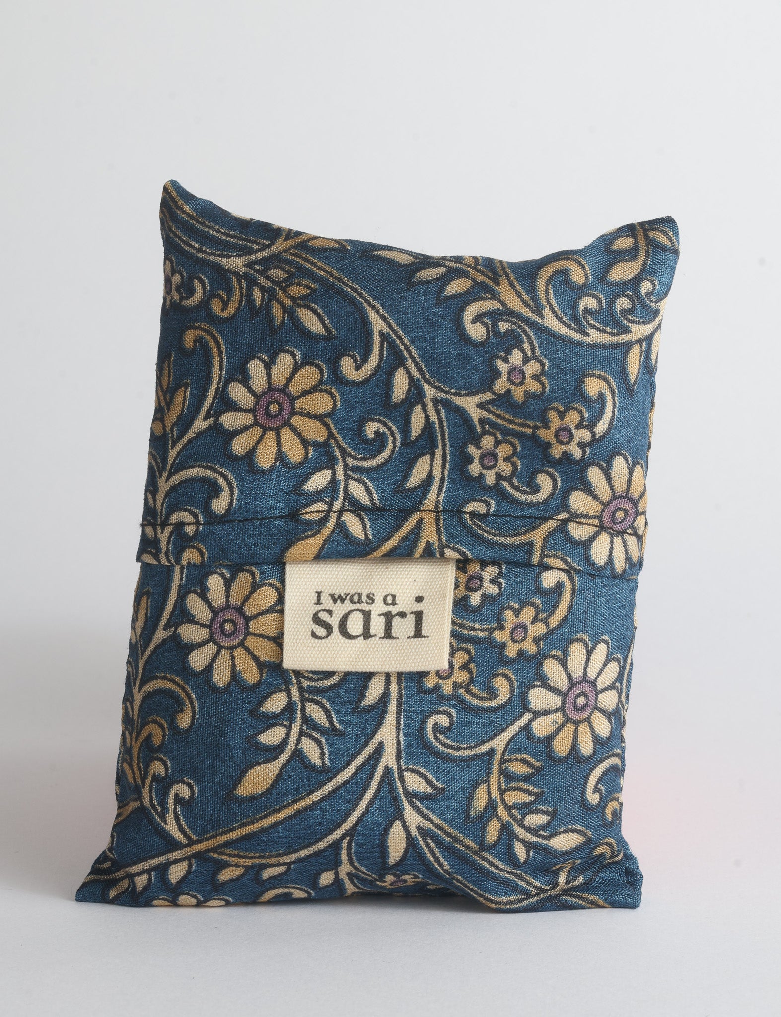 Reusable Bag - Blue Tropical – I was a Sari