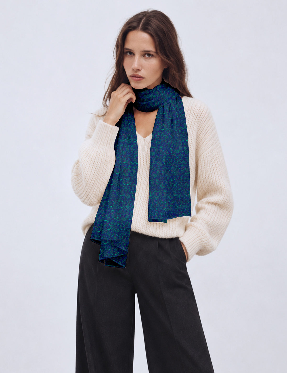 Wrap yourself in style with our printed rectangular stole, designed for neck, shoulders, or waist. Ethically crafted and embracing sustainability, this versatile accessory is a perfect addition to your wardrobe. Experience the beauty of eco-friendly fashion with our conscious clothing collection.