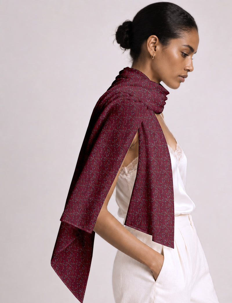 Wrap yourself in style with our printed rectangular stole, designed for neck, shoulders, or waist. Ethically crafted and embracing sustainability, this versatile accessory is a perfect addition to your wardrobe. Experience the beauty of eco-friendly fashion with our conscious clothing collection.
