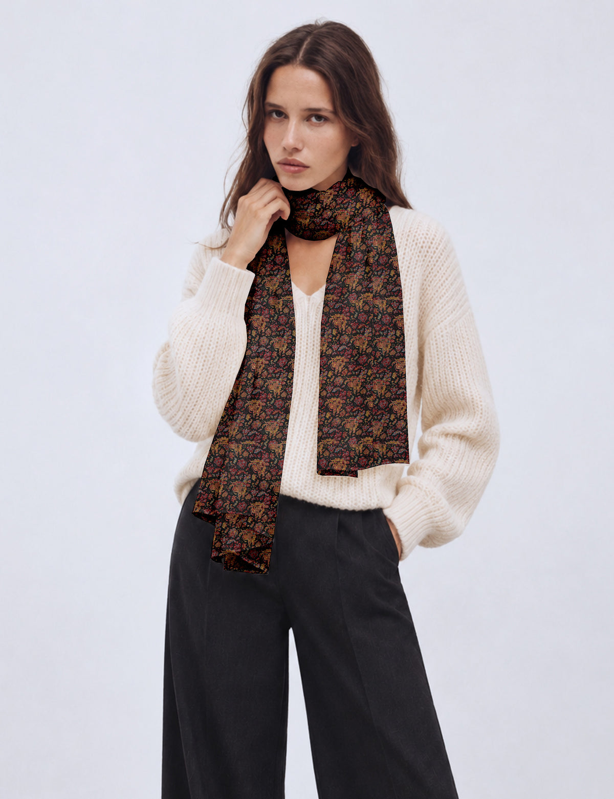 Wrap yourself in style with our printed rectangular stole, designed for neck, shoulders, or waist. Ethically crafted and embracing sustainability, this versatile accessory is a perfect addition to your wardrobe. Experience the beauty of eco-friendly fashion with our conscious clothing collection.