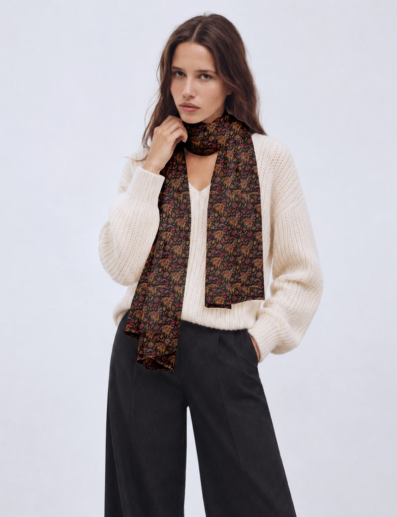 Wrap yourself in style with our printed rectangular stole, designed for neck, shoulders, or waist. Ethically crafted and embracing sustainability, this versatile accessory is a perfect addition to your wardrobe. Experience the beauty of eco-friendly fashion with our conscious clothing collection.