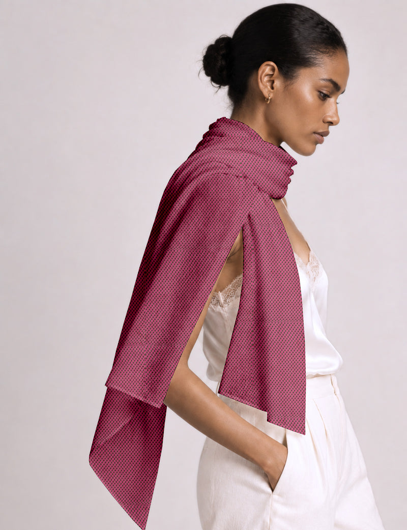 Wrap yourself in style with our printed rectangular stole, designed for neck, shoulders, or waist. Ethically crafted and embracing sustainability, this versatile accessory is a perfect addition to your wardrobe. Experience the beauty of eco-friendly fashion with our conscious clothing collection.