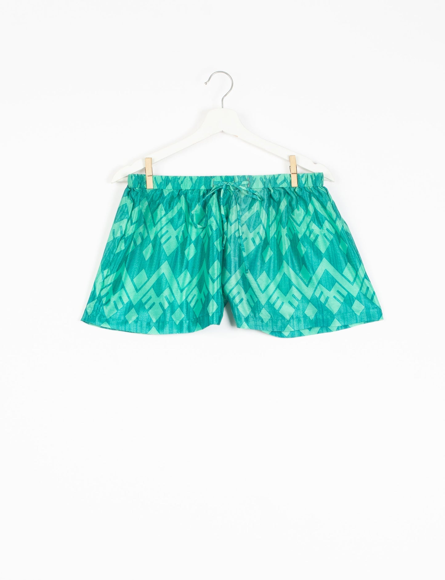 Elevate your wardrobe with our eco-friendly shorts. The all-around elastic waist and drawstring tie provide comfort and style. Crafted with ethical and sustainable practices, these shorts redefine green fashion, making them a perfect addition to your conscious clothing collection.