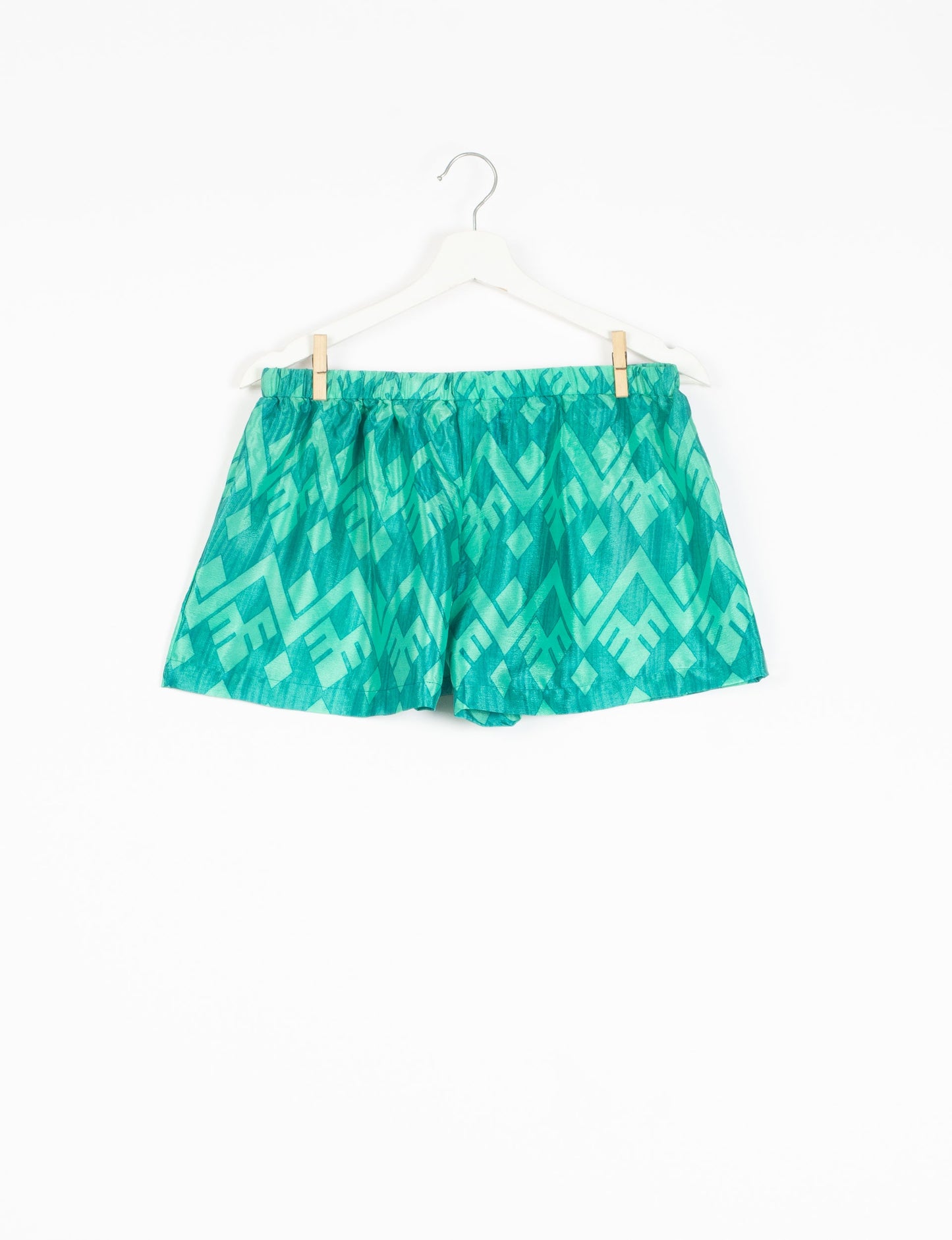 Elevate your wardrobe with our eco-friendly shorts. The all-around elastic waist and drawstring tie provide comfort and style. Crafted with ethical and sustainable practices, these shorts redefine green fashion, making them a perfect addition to your conscious clothing collection.