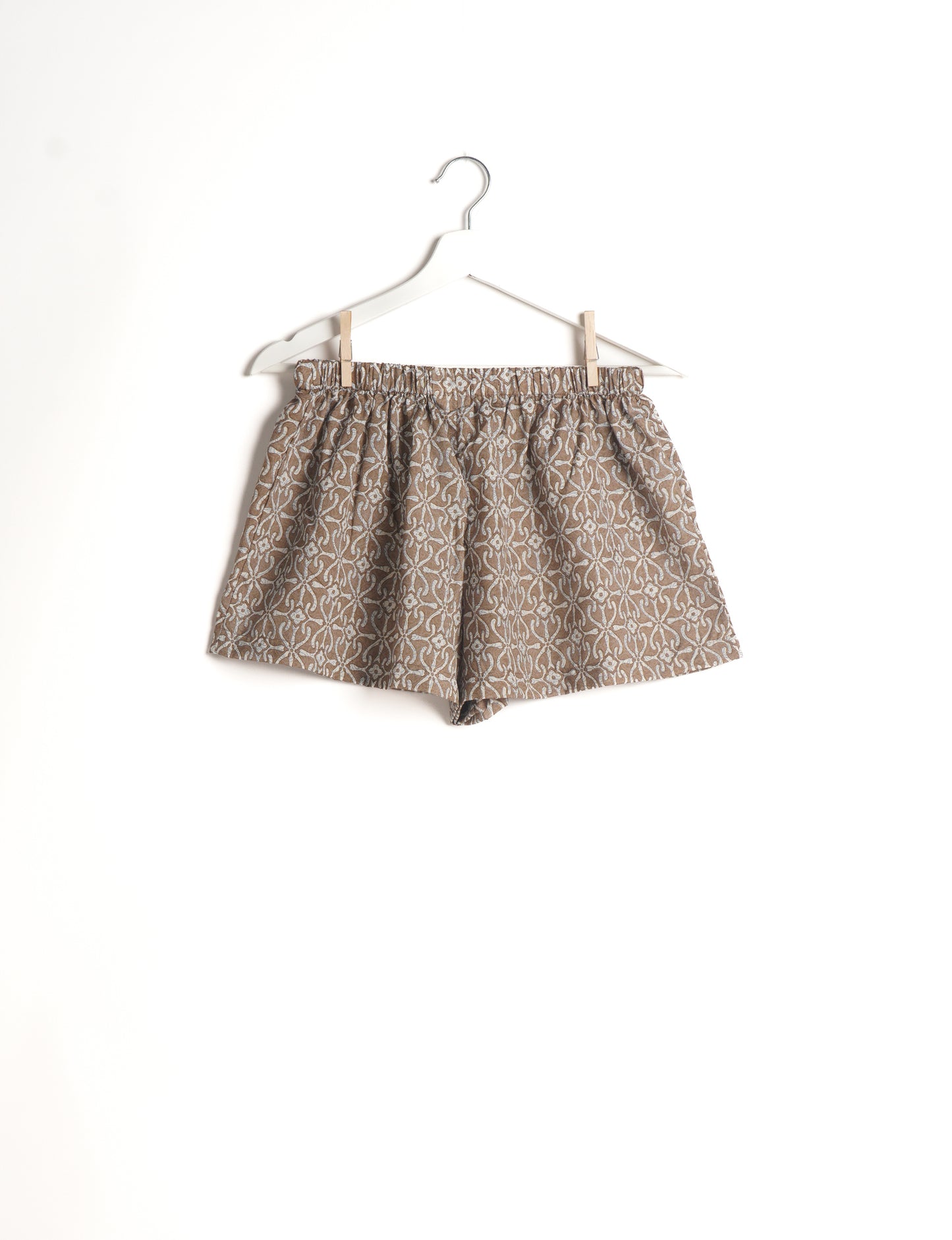 Elevate your wardrobe with our eco-friendly shorts. The all-around elastic waist and drawstring tie provide comfort and style. Crafted with ethical and sustainable practices, these shorts redefine green fashion, making them a perfect addition to your conscious clothing collection.