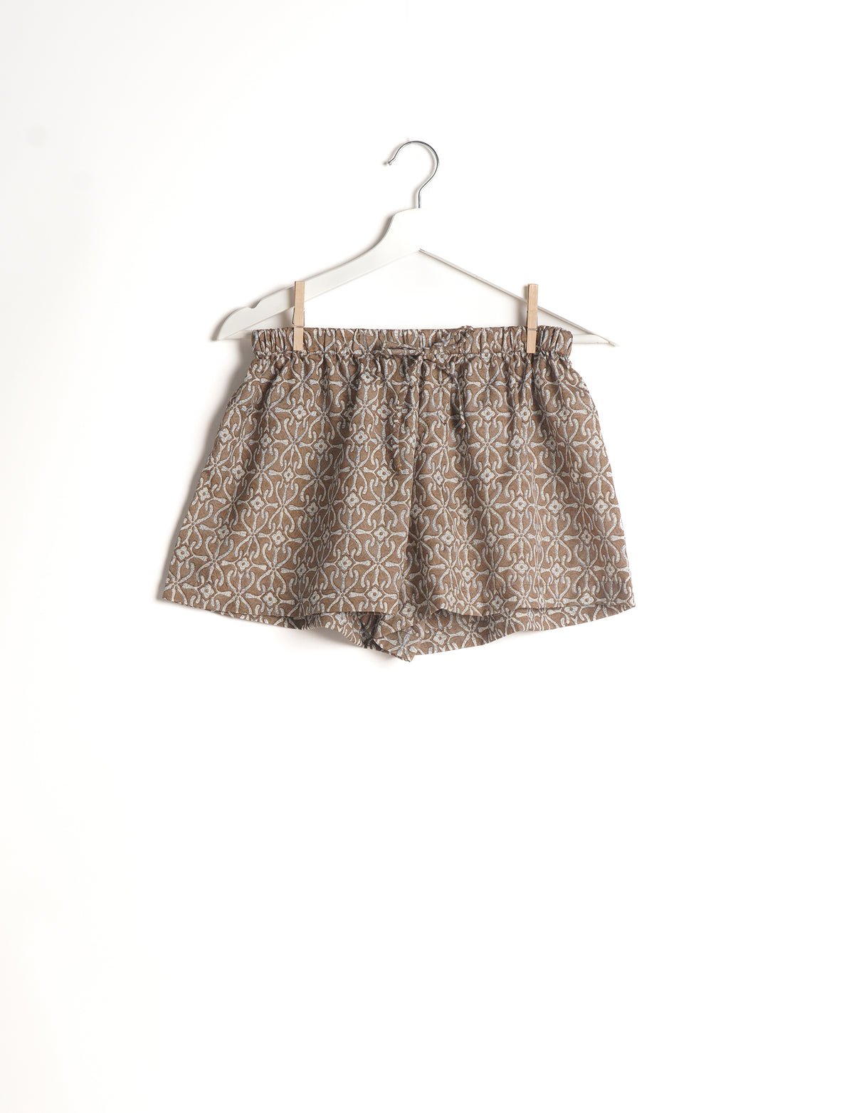 Elevate your wardrobe with our eco-friendly shorts. The all-around elastic waist and drawstring tie provide comfort and style. Crafted with ethical and sustainable practices, these shorts redefine green fashion, making them a perfect addition to your conscious clothing collection.
