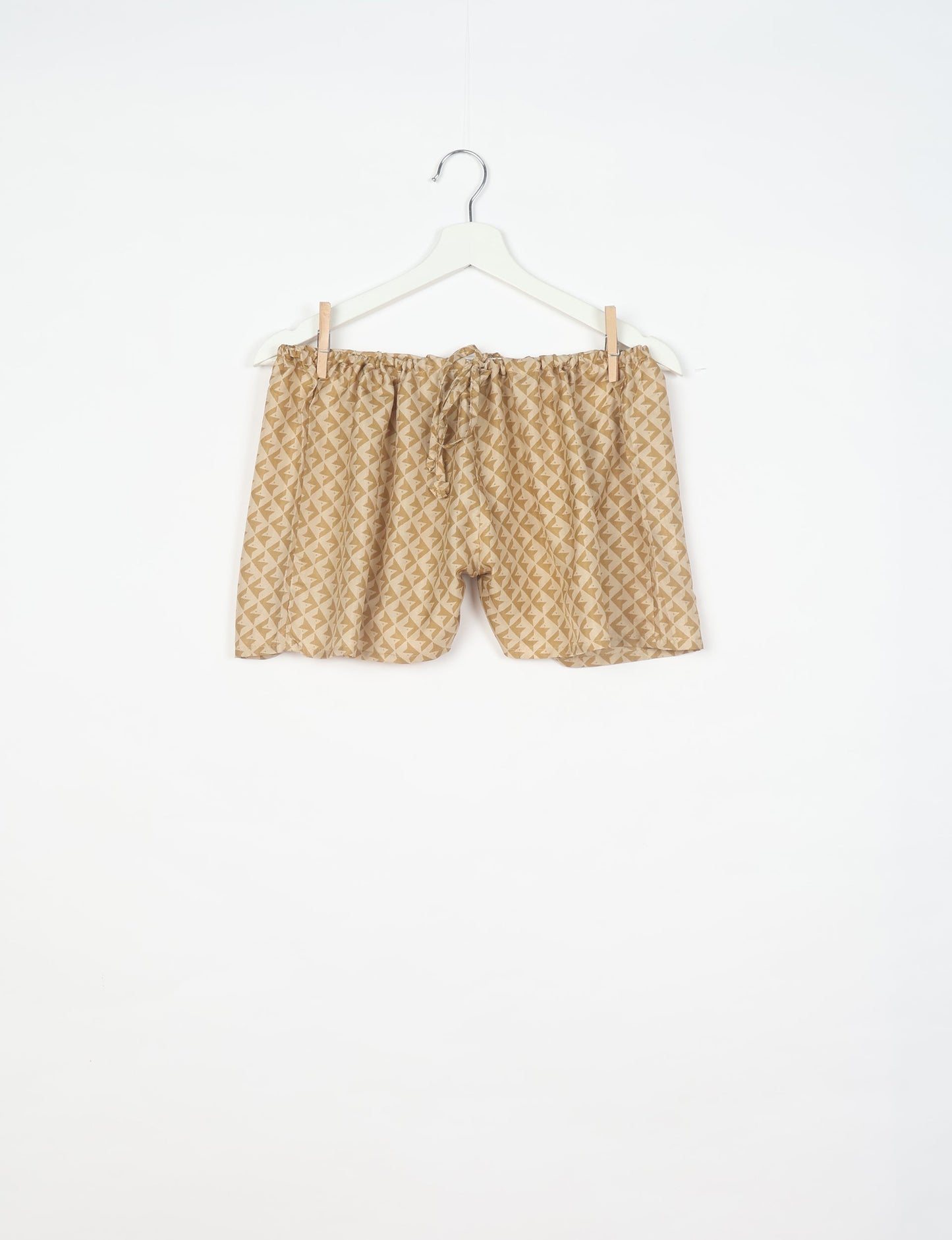 Elevate your wardrobe with our eco-friendly shorts. The all-around elastic waist and drawstring tie provide comfort and style. Crafted with ethical and sustainable practices, these shorts redefine green fashion, making them a perfect addition to your conscious clothing collection.