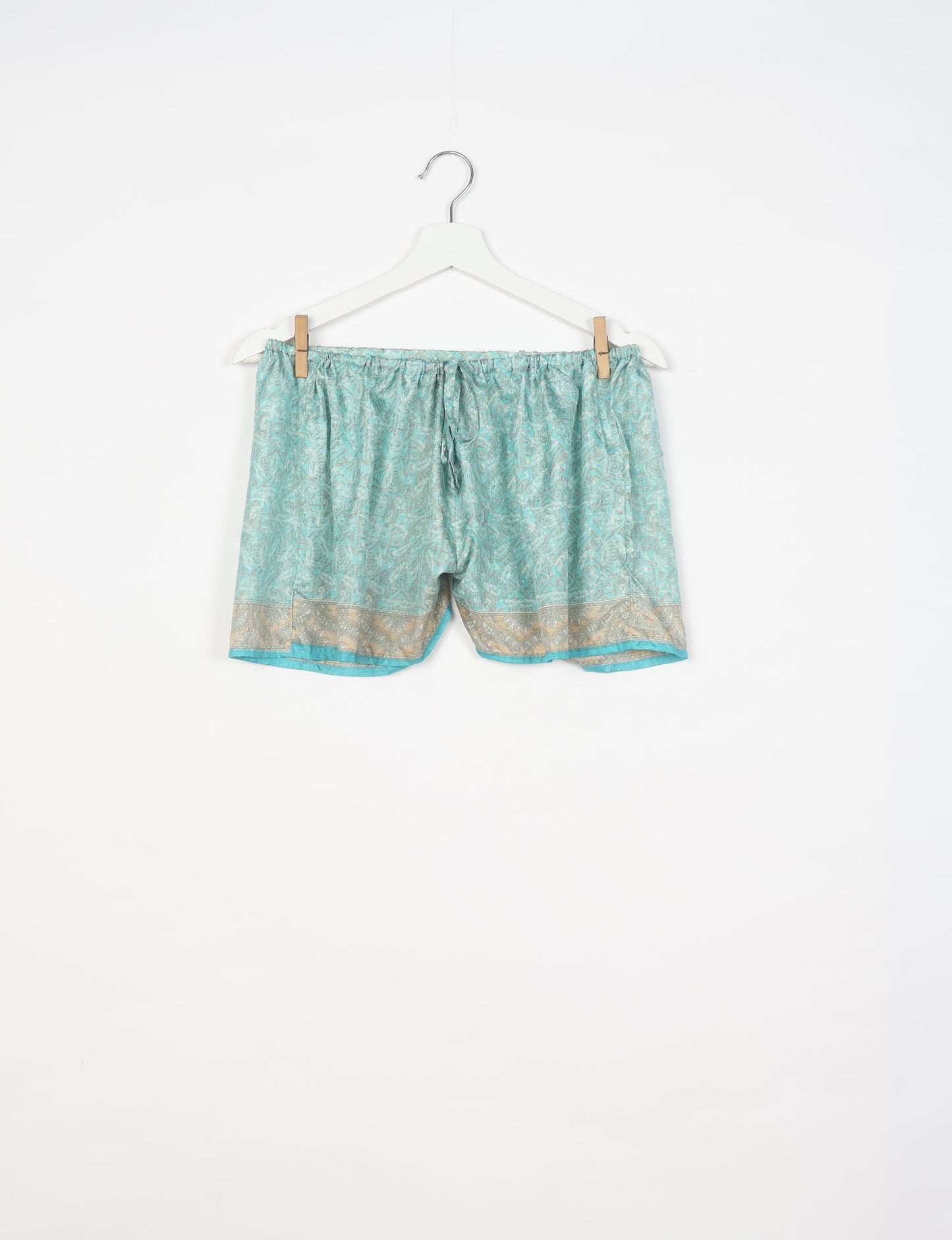 Elevate your wardrobe with our eco-friendly shorts. The all-around elastic waist and drawstring tie provide comfort and style. Crafted with ethical and sustainable practices, these shorts redefine green fashion, making them a perfect addition to your conscious clothing collection.