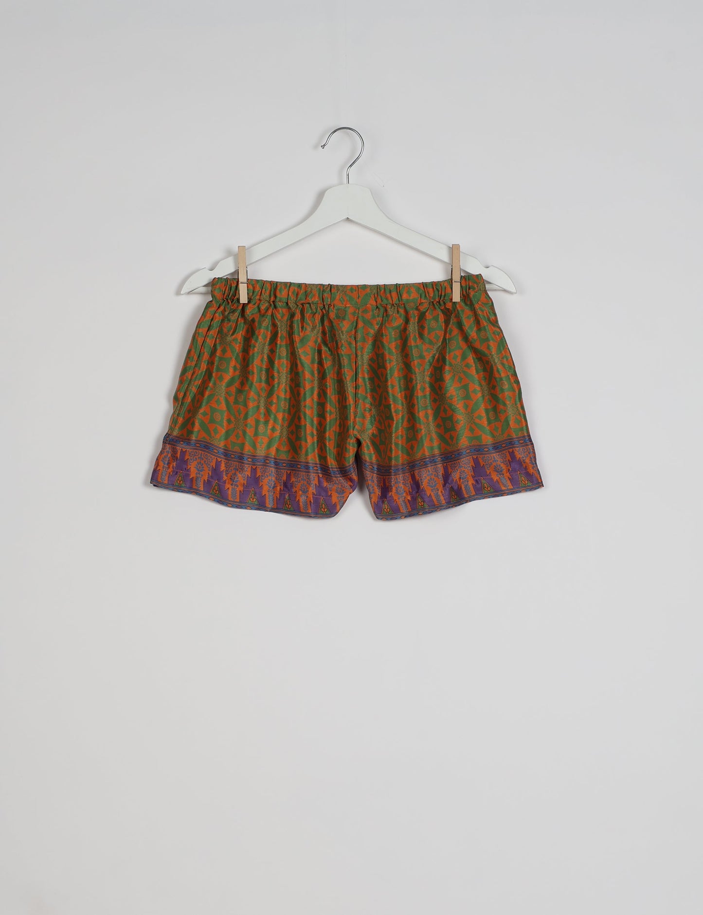 Elevate your wardrobe with our eco-friendly shorts. The all-around elastic waist and drawstring tie provide comfort and style. Crafted with ethical and sustainable practices, these shorts redefine green fashion, making them a perfect addition to your conscious clothing collection.