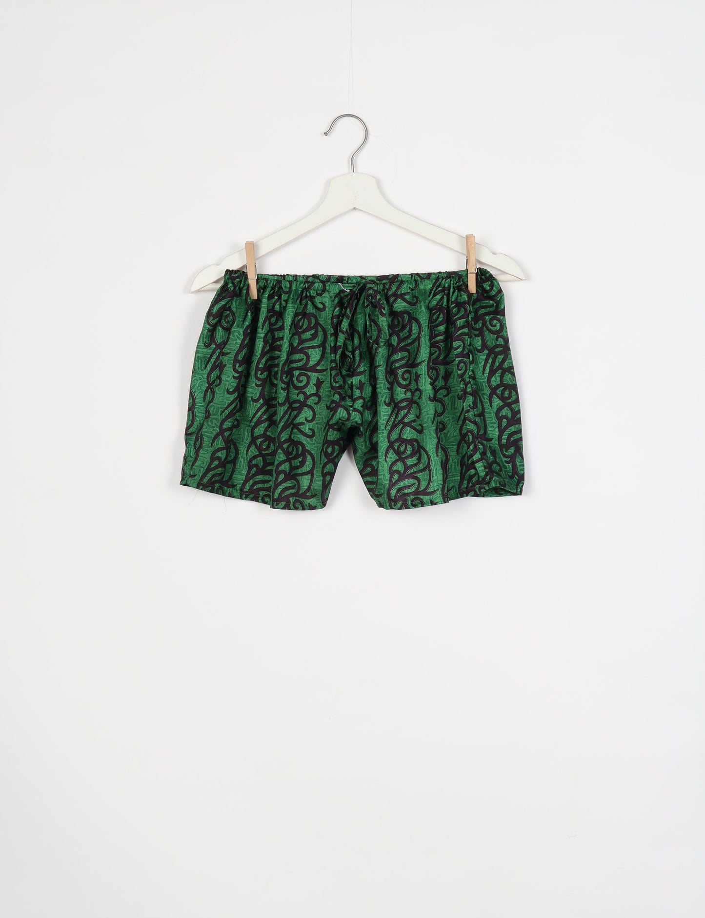 Elevate your wardrobe with our eco-friendly shorts. The all-around elastic waist and drawstring tie provide comfort and style. Crafted with ethical and sustainable practices, these shorts redefine green fashion, making them a perfect addition to your conscious clothing collection.