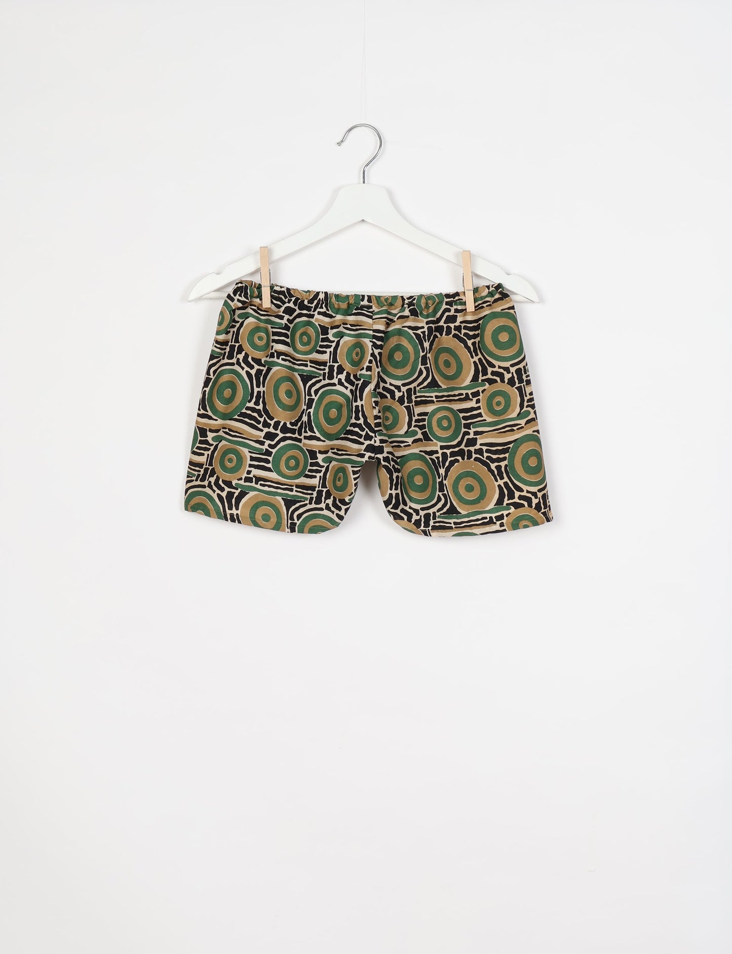 Elevate your wardrobe with our eco-friendly shorts. The all-around elastic waist and drawstring tie provide comfort and style. Crafted with ethical and sustainable practices, these shorts redefine green fashion, making them a perfect addition to your conscious clothing collection.