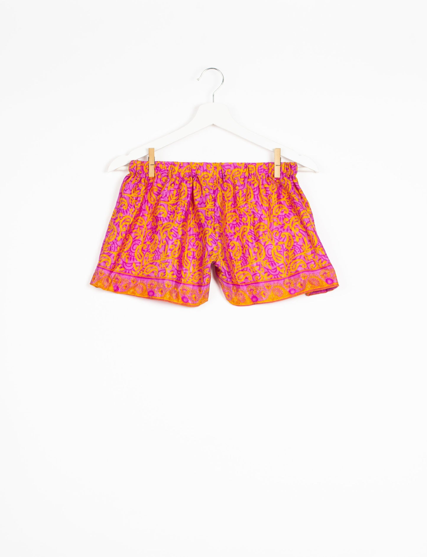 Elevate your wardrobe with our eco-friendly shorts. The all-around elastic waist and drawstring tie provide comfort and style. Crafted with ethical and sustainable practices, these shorts redefine green fashion, making them a perfect addition to your conscious clothing collection.