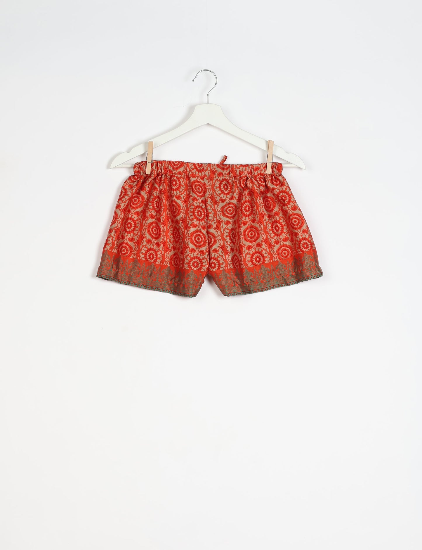 Elevate your wardrobe with our eco-friendly shorts. The all-around elastic waist and drawstring tie provide comfort and style. Crafted with ethical and sustainable practices, these shorts redefine green fashion, making them a perfect addition to your conscious clothing collection.