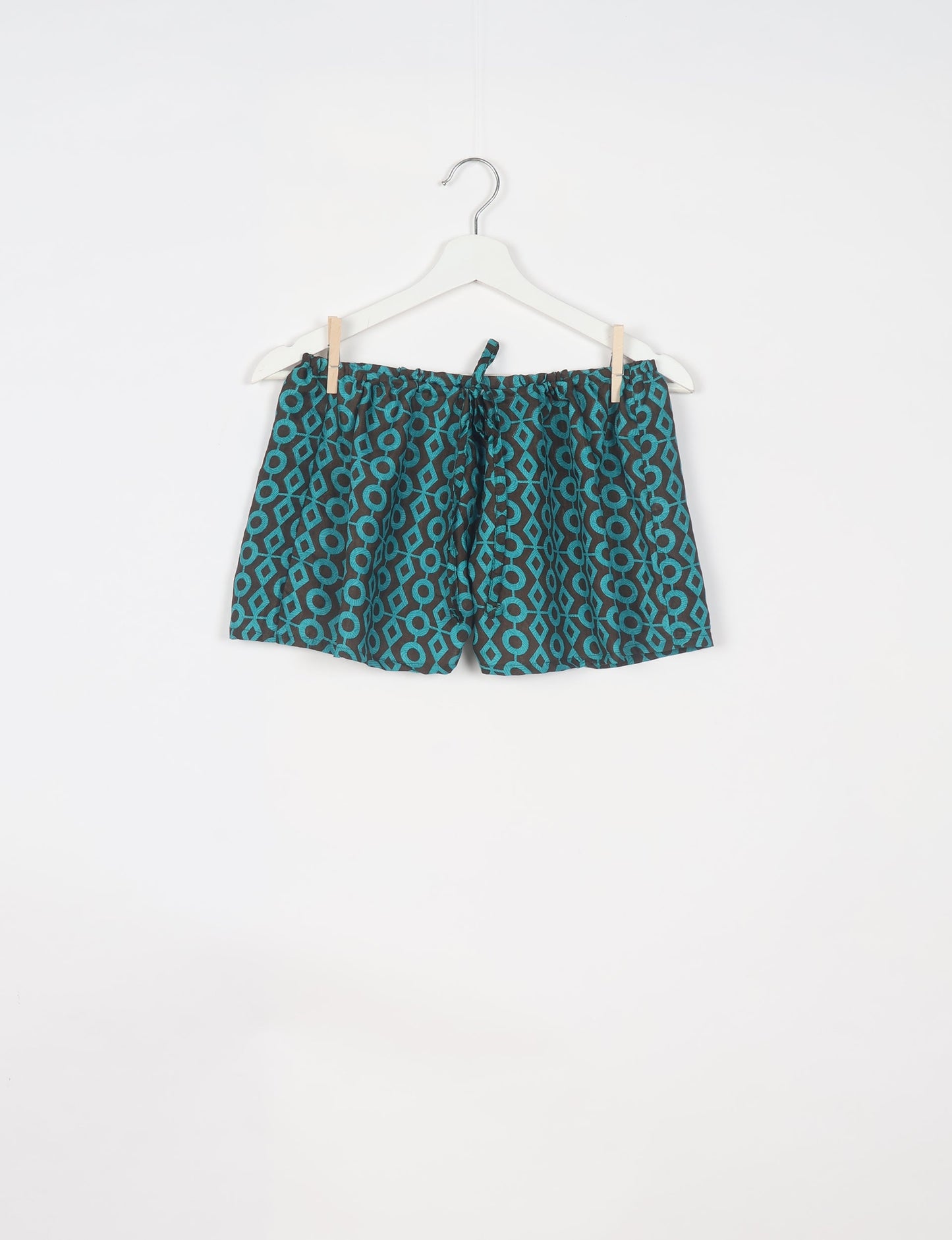 Elevate your wardrobe with our eco-friendly shorts. The all-around elastic waist and drawstring tie provide comfort and style. Crafted with ethical and sustainable practices, these shorts redefine green fashion, making them a perfect addition to your conscious clothing collection.